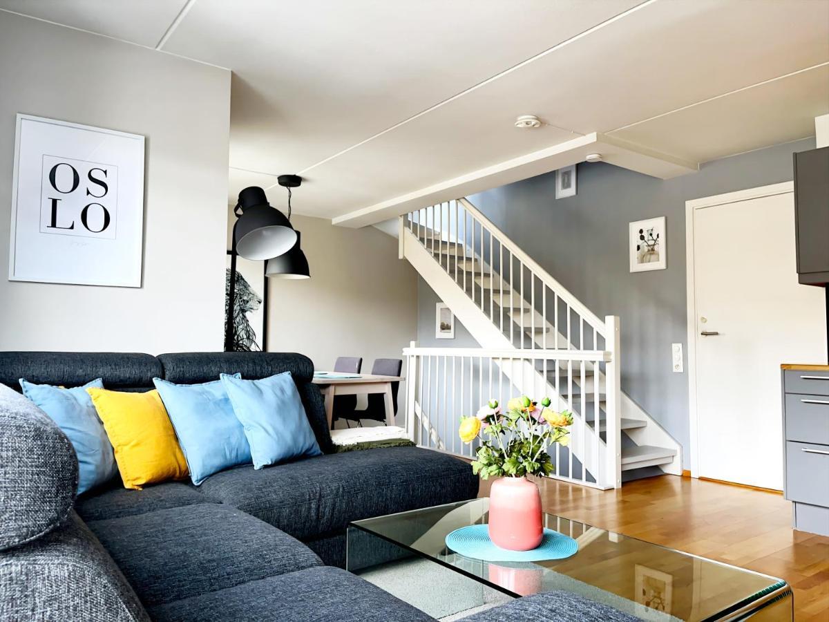 City Center Flat W Roof Top Terrace & Free Parking Oslo Exterior foto