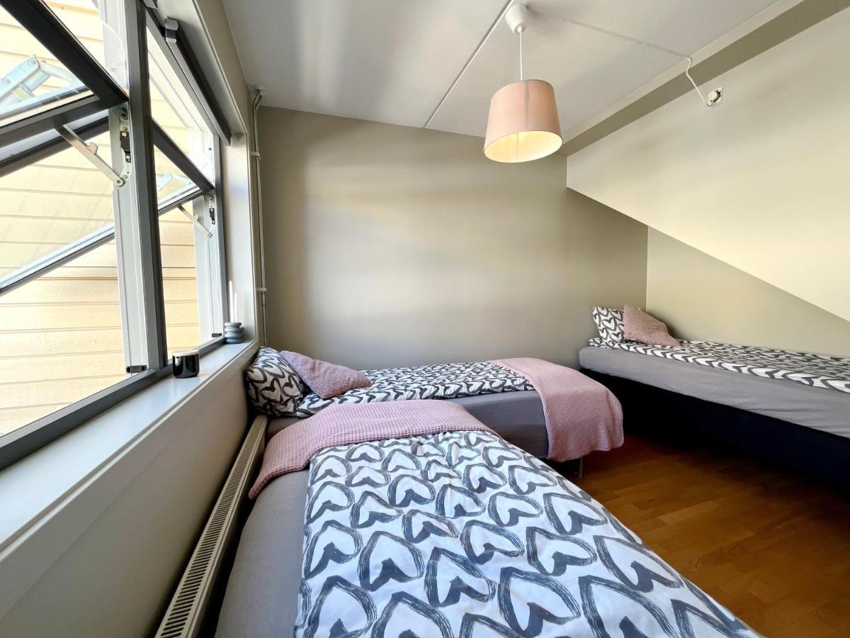 City Center Flat W Roof Top Terrace & Free Parking Oslo Exterior foto